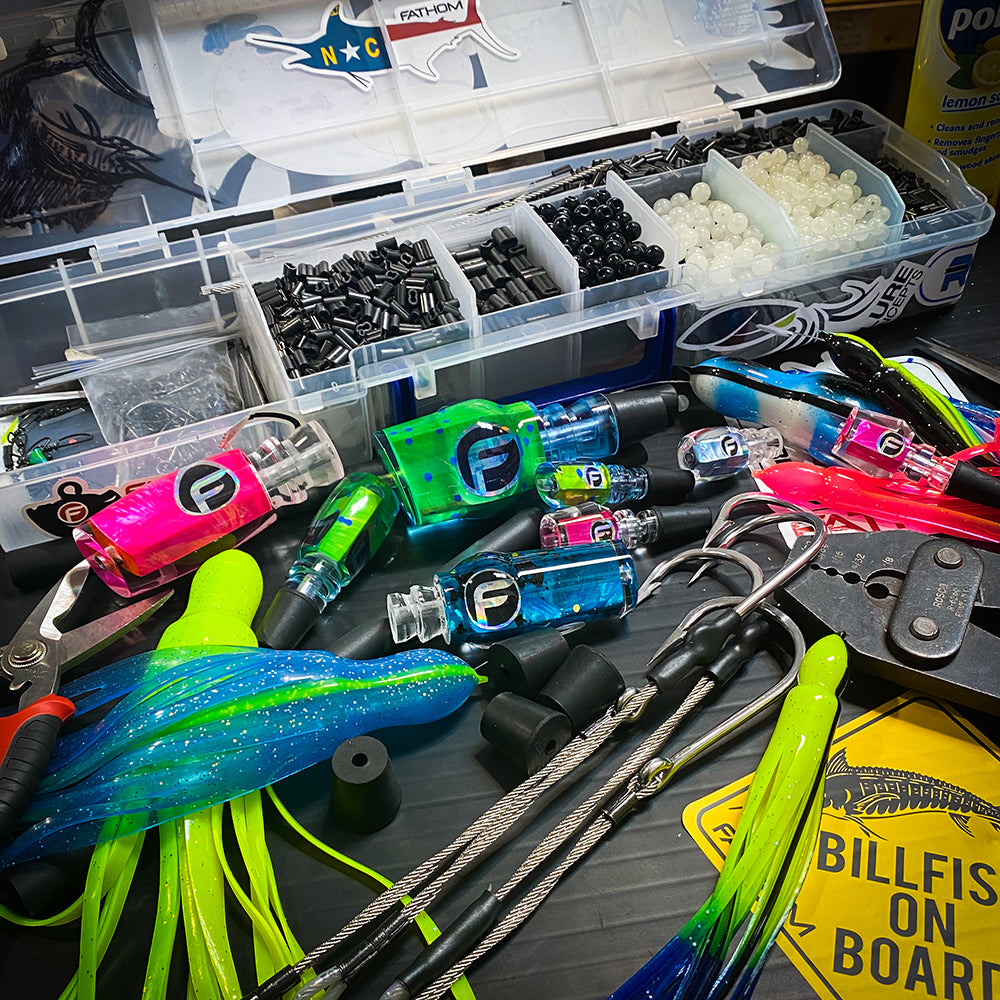 fathom tackle box THKFISH Waterproof Box, Portable Fishing & Tackle Storage with Two 3500 Stowaway Boxes and Removable Dividers, Tackle Box, Thicker Floating Airtight Stowaway,Pink/Green/Blue/Grey : Sports & Outdoors These small 7 inch skirted lures are ideal for targeting tuna Fishing Tackle Storage Offshore Lure