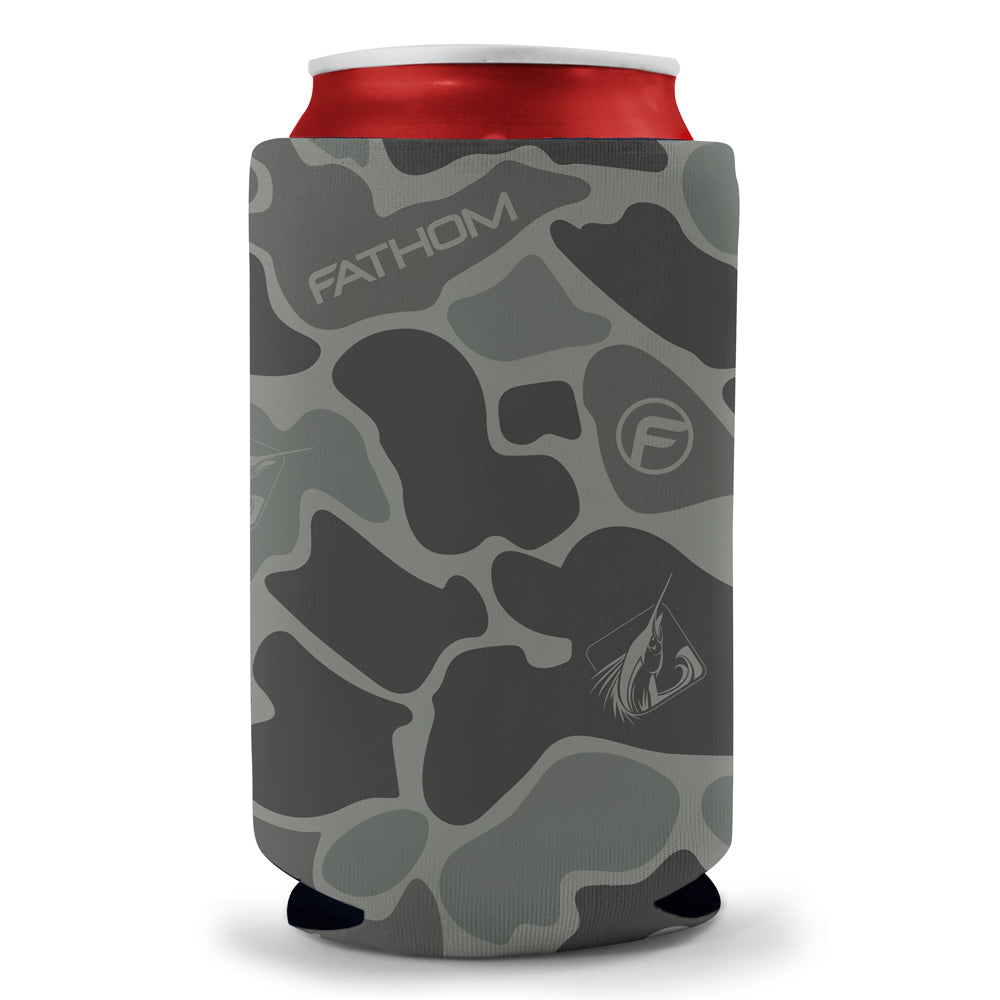 Vintage Grey Duck Camo Koozie