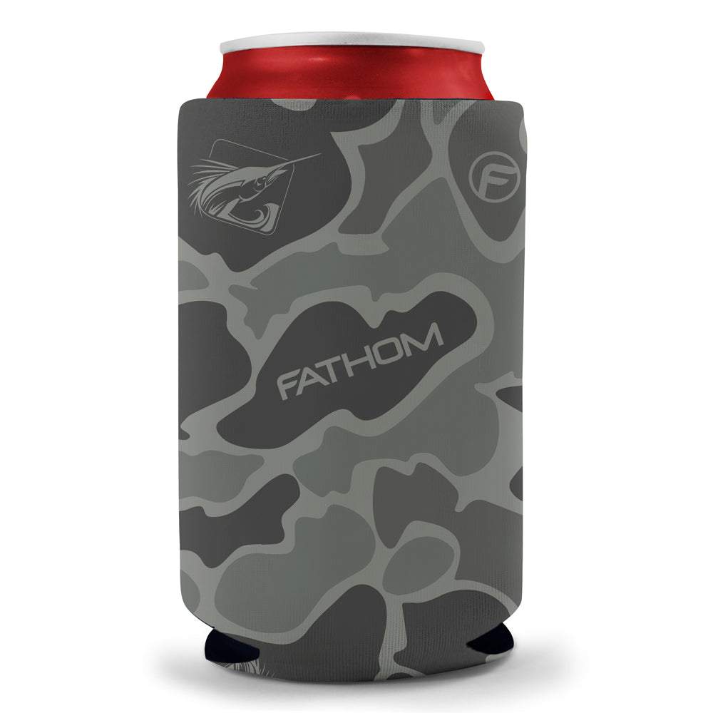 Vintage Grey Duck Camo Koozie