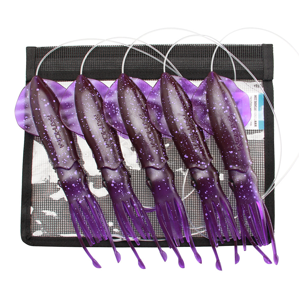 Deep Purple Pre-Rigged Vivid Squid Chain