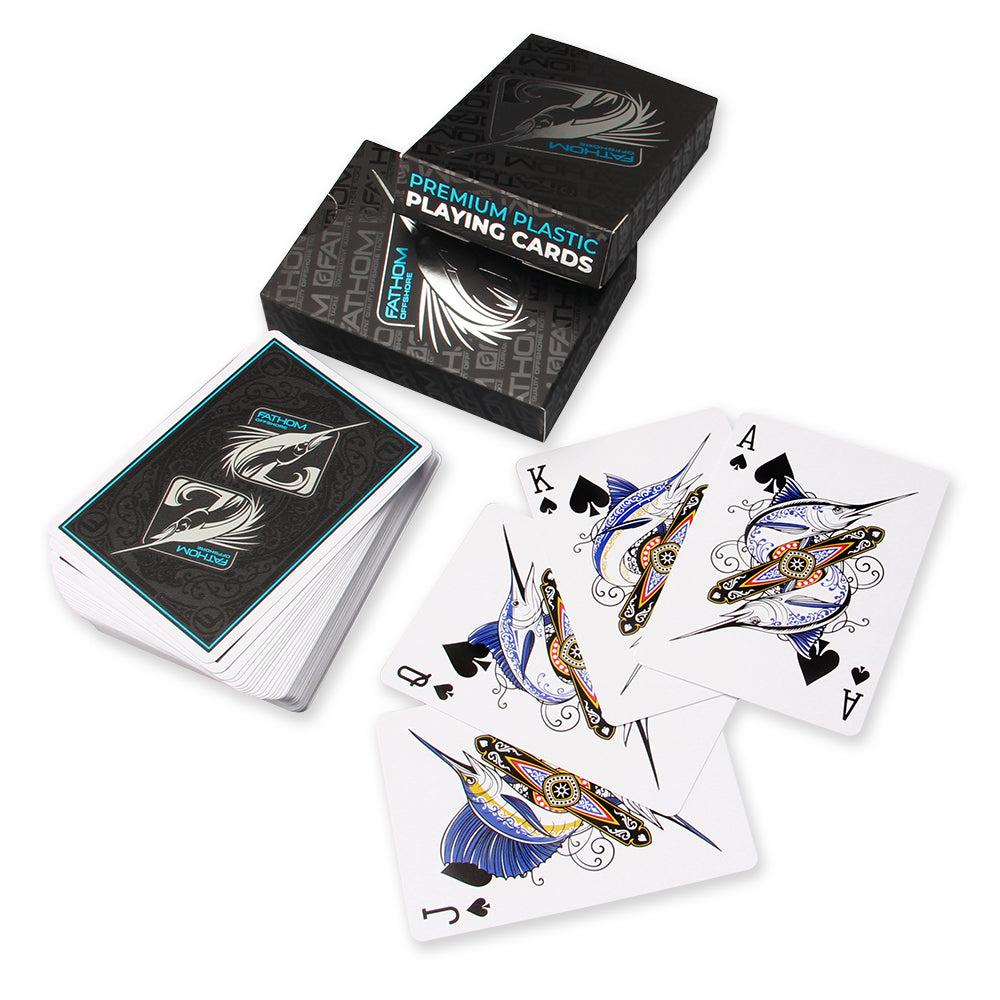 Fathom Offshore Plastic Billfish Playing Cards