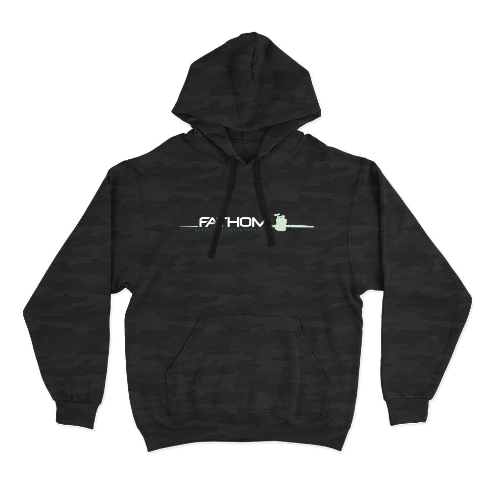 Team Fathom 26' Hoody Black Camo