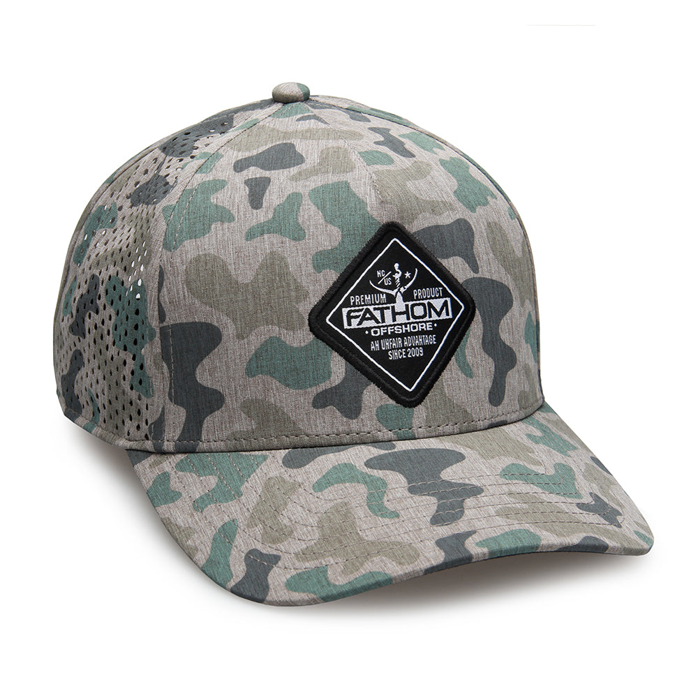 Waypoint Performance Cap Grey/Green Camo