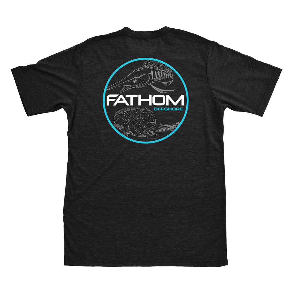 Fin & Yang Offshore T Shirt Black