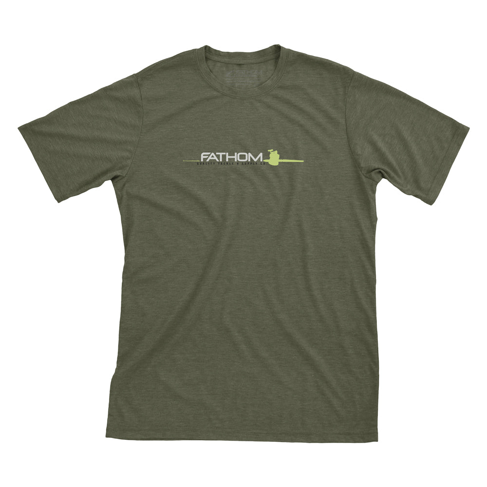 Fin & Yang Offshore T Shirt Military Green