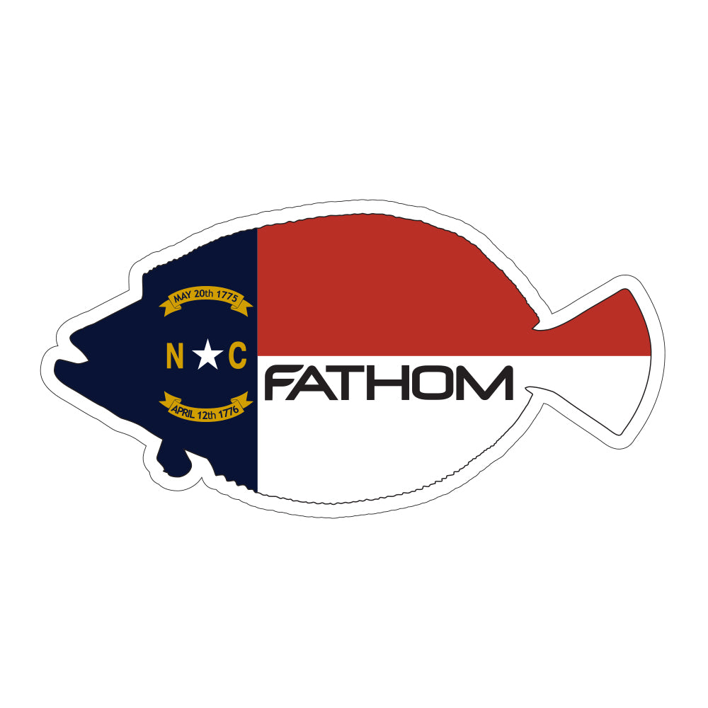 NC Flounder Sticker