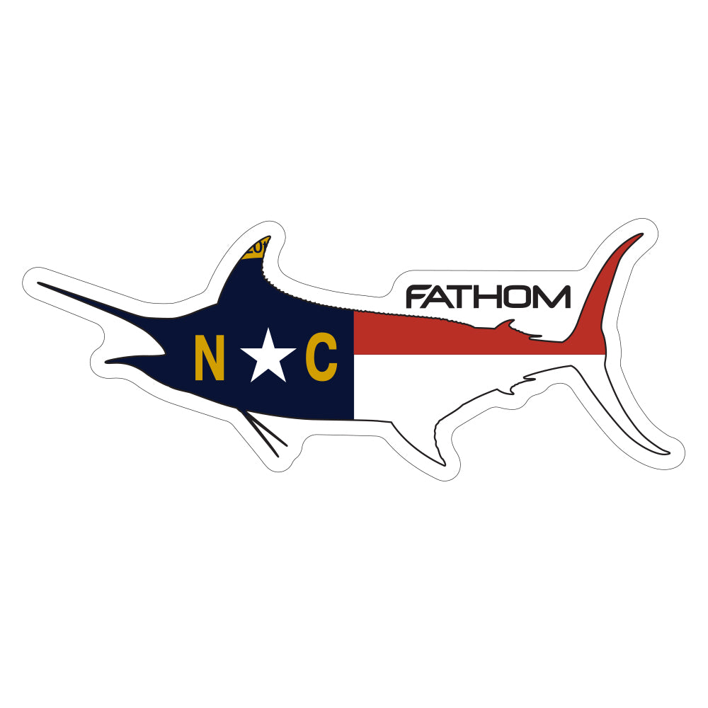 NC Marlin Sticker