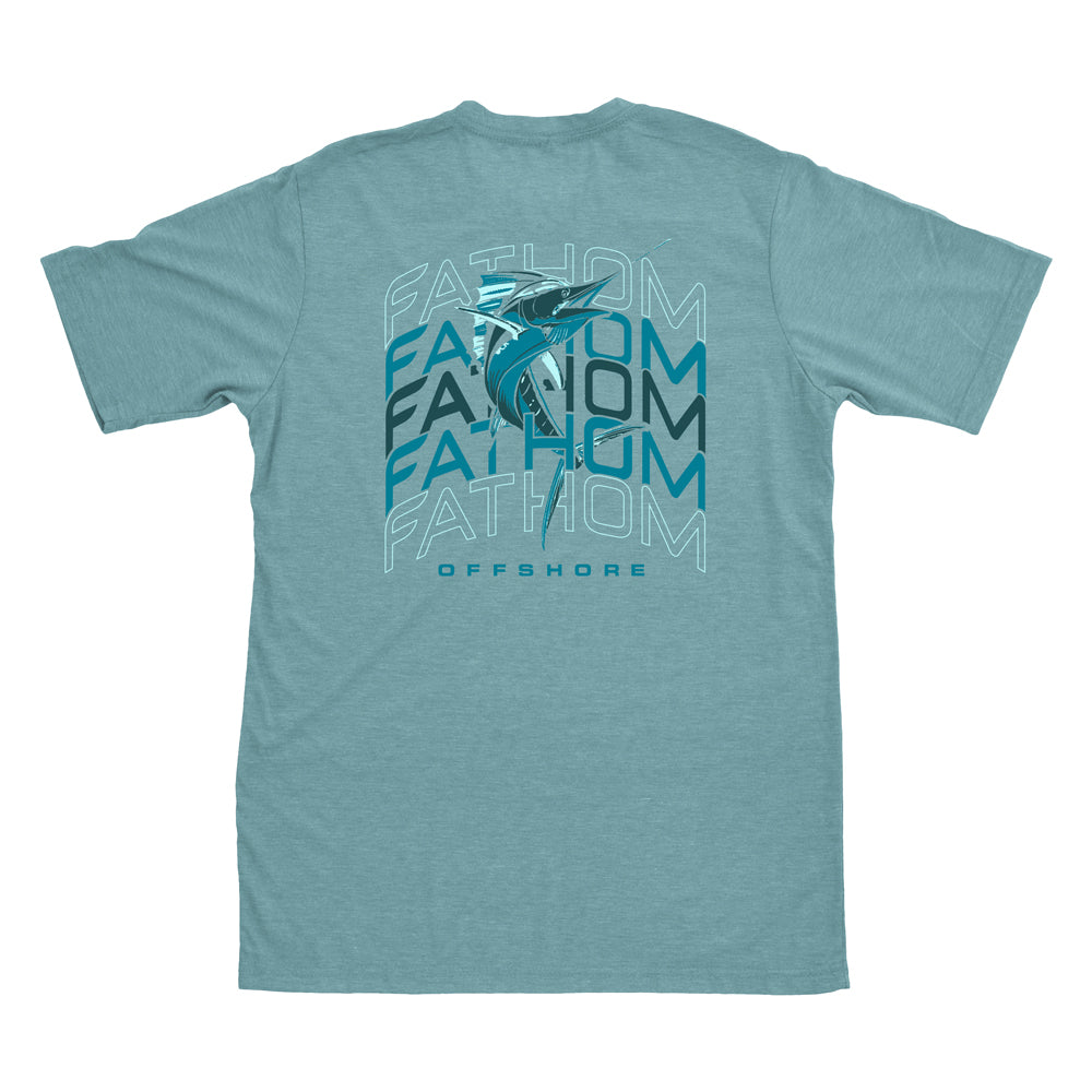 Sails Meeting T Shirt Blue Lagoon