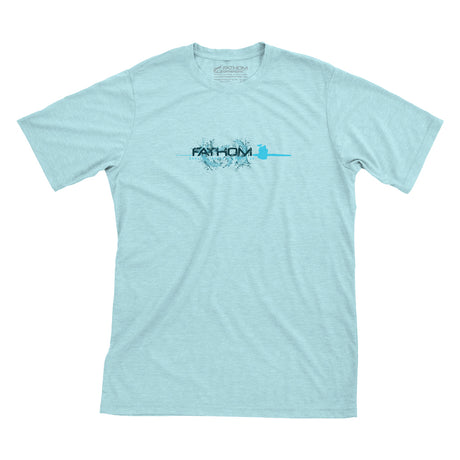 Spray Logo T Shirt Ice Blue
