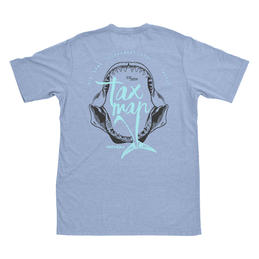 Tax Man T Shirt Columbia Blue
