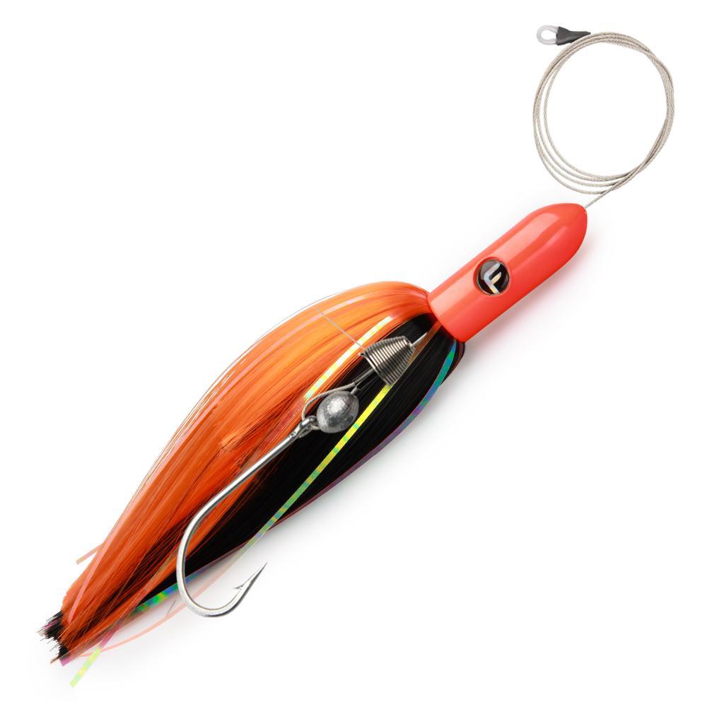 Ballyhoo Rigged Torpedo Jimmy Rig pink and orange