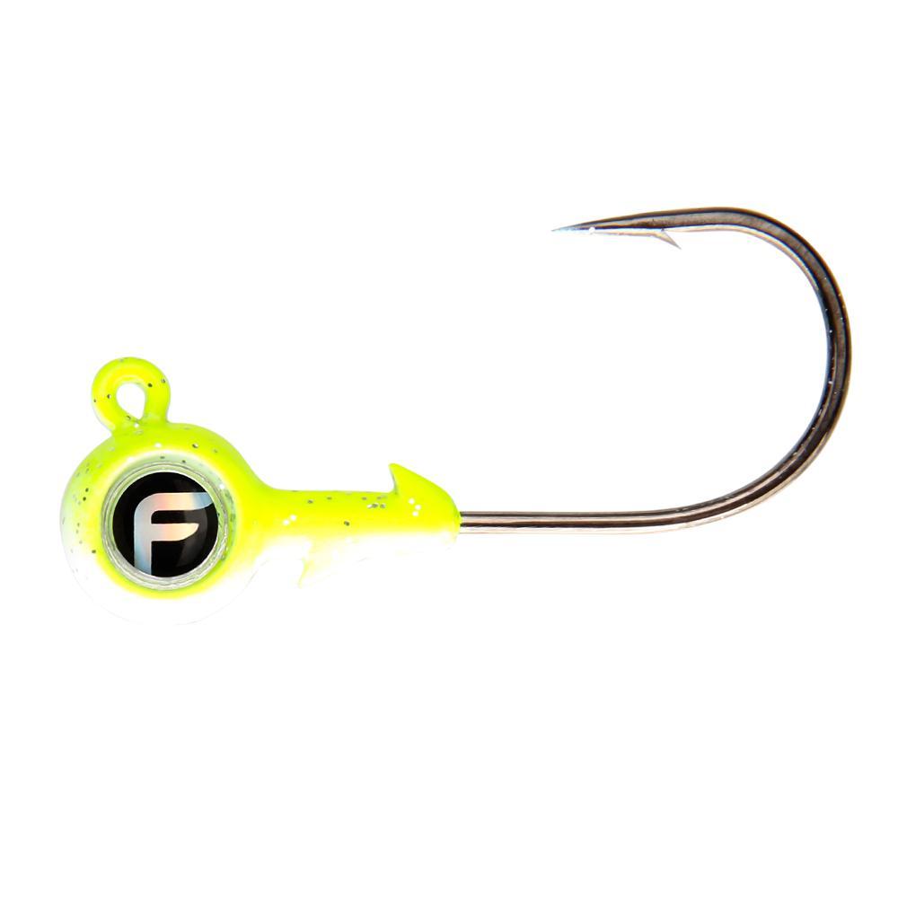 Bug Eye Jig Heads yellow