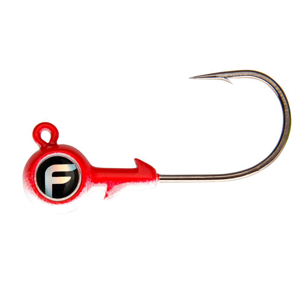 Bug Eye Jig Heads red