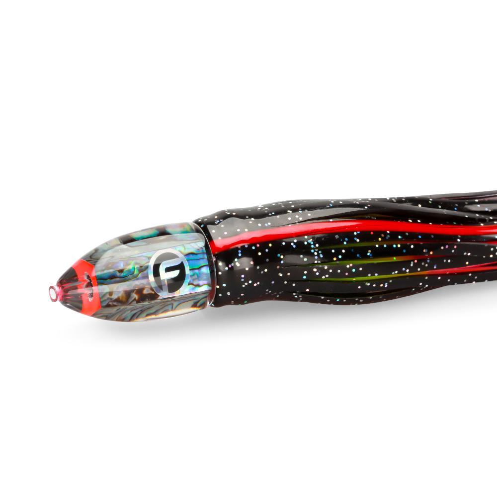 Double O Medium 9" Lure black sparkle