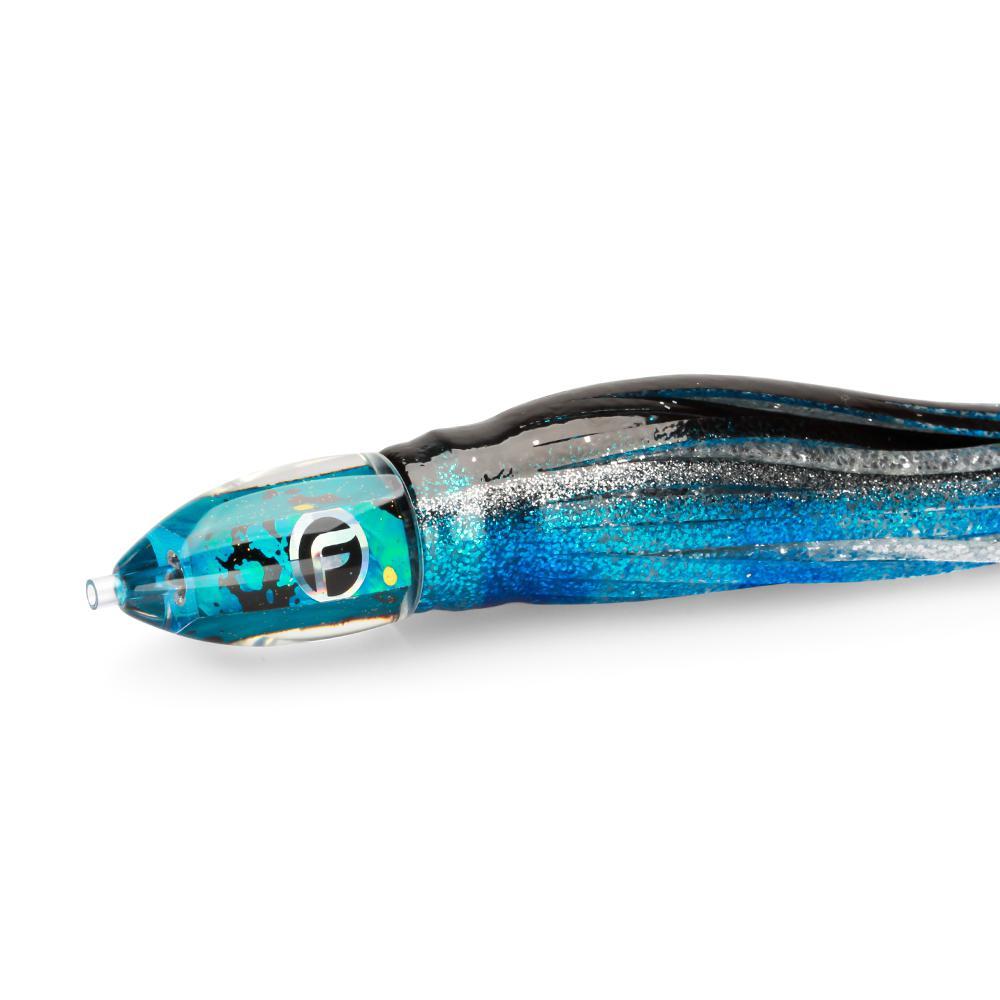 Double O Medium 9" Lure black blue