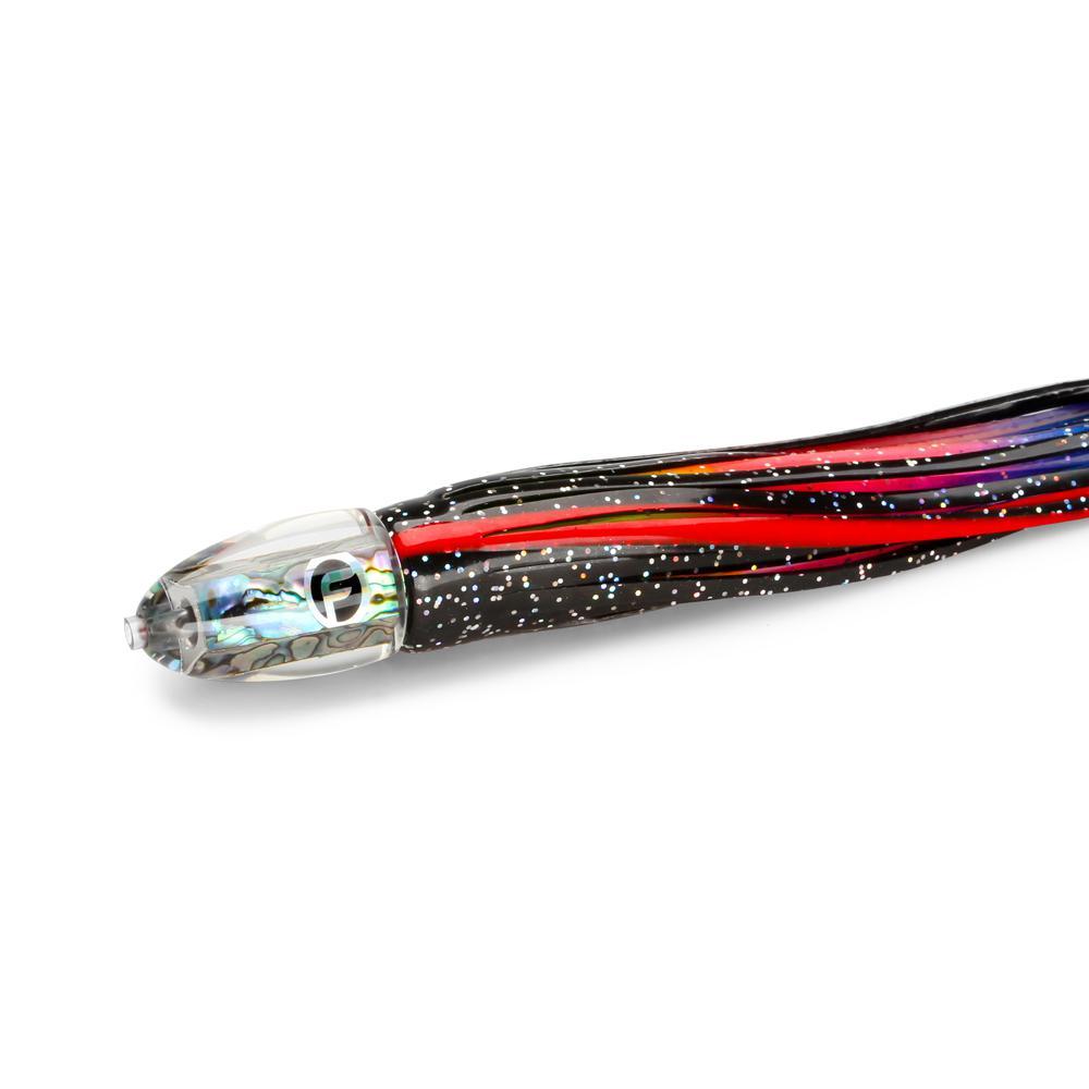 Double O Small 7" Lure black orange