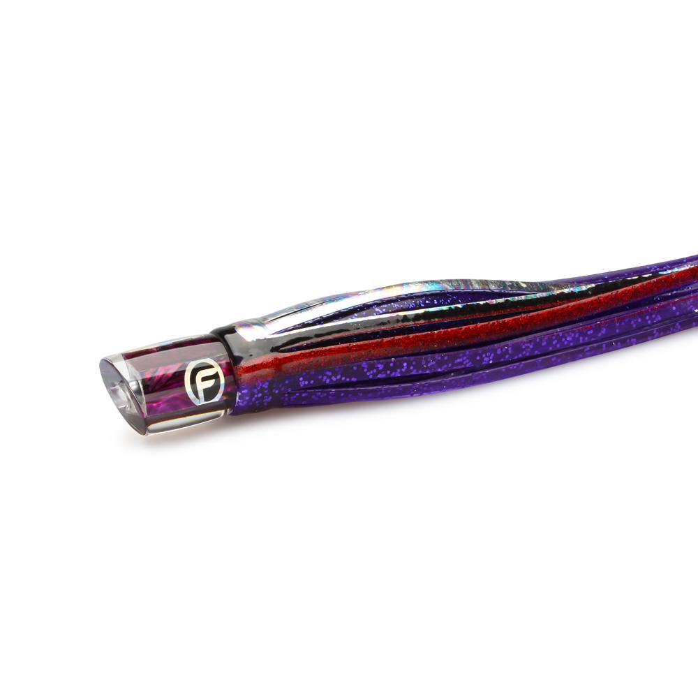 El Nino Loco Small 7" Trolling Lure black red purple
