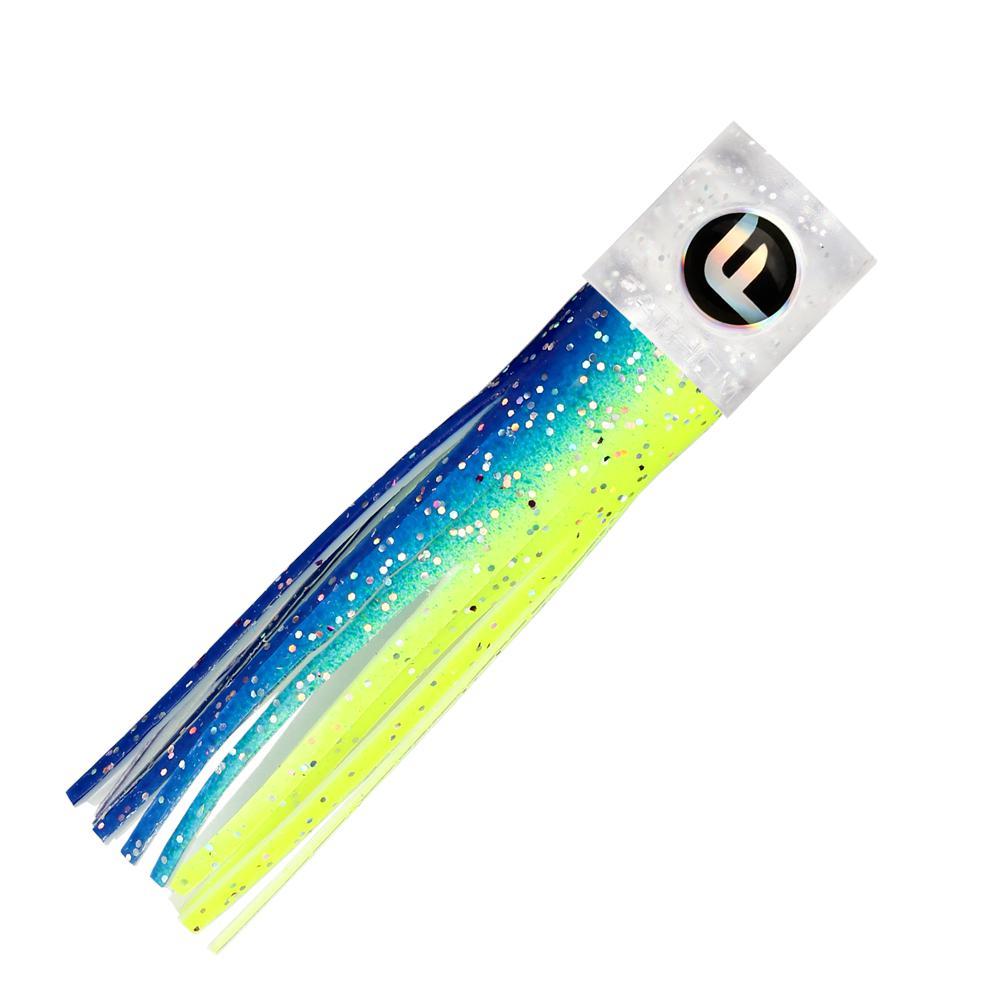 Mini Soft Head 4" Flat blue yellow