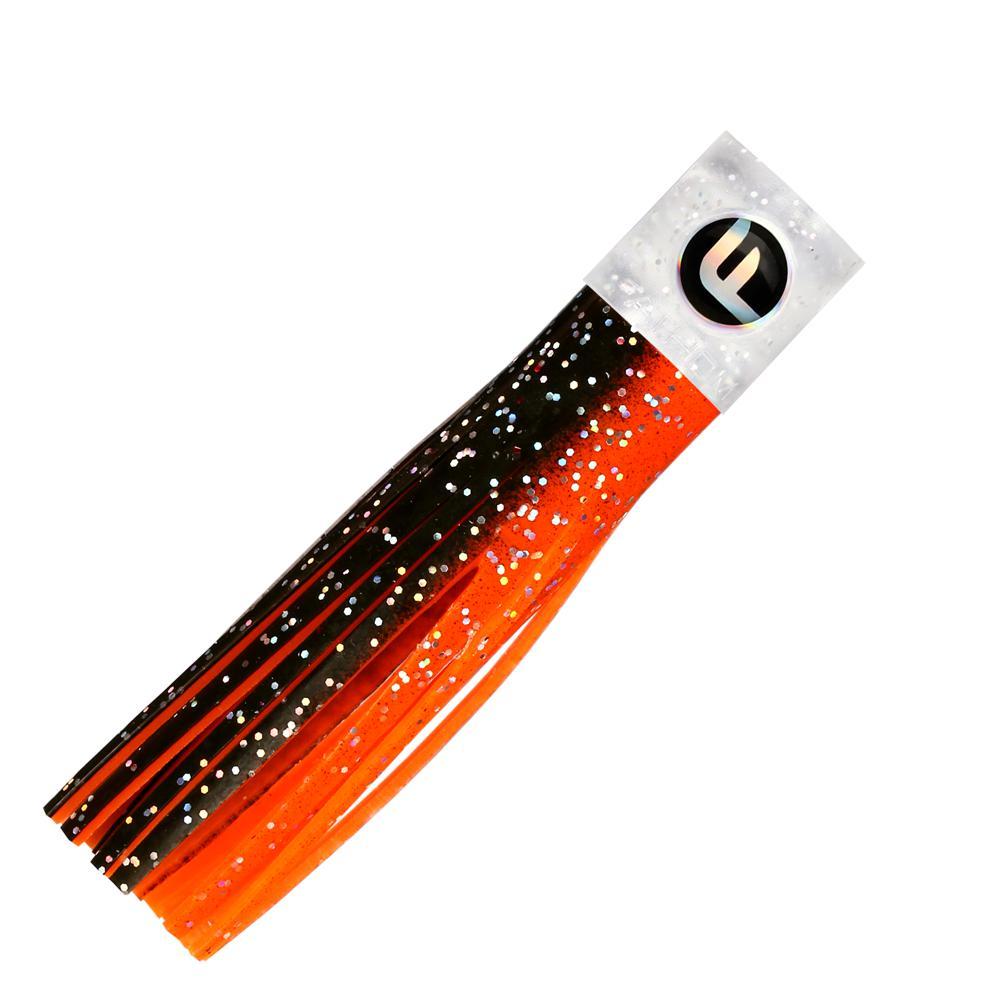 Mini Soft Head 4" Flat black orange