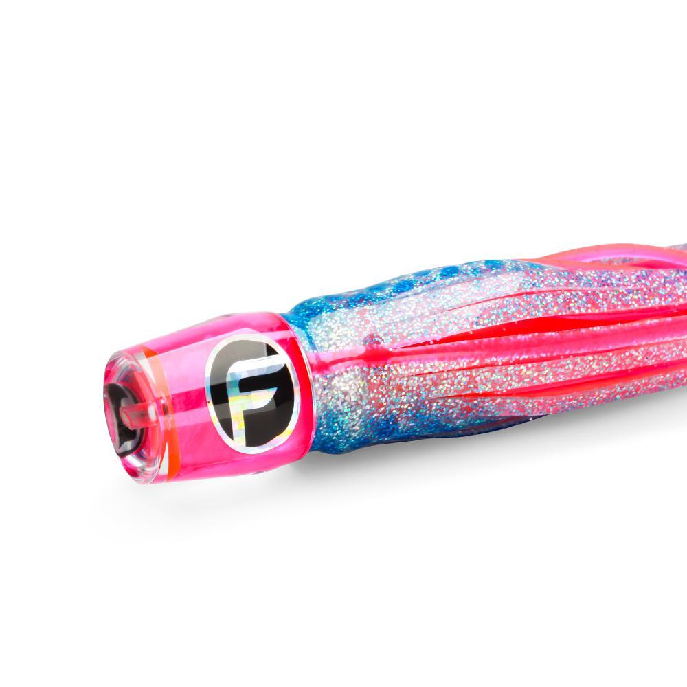Mo Head Chugger Large 14" Trolling Lure pink blue
