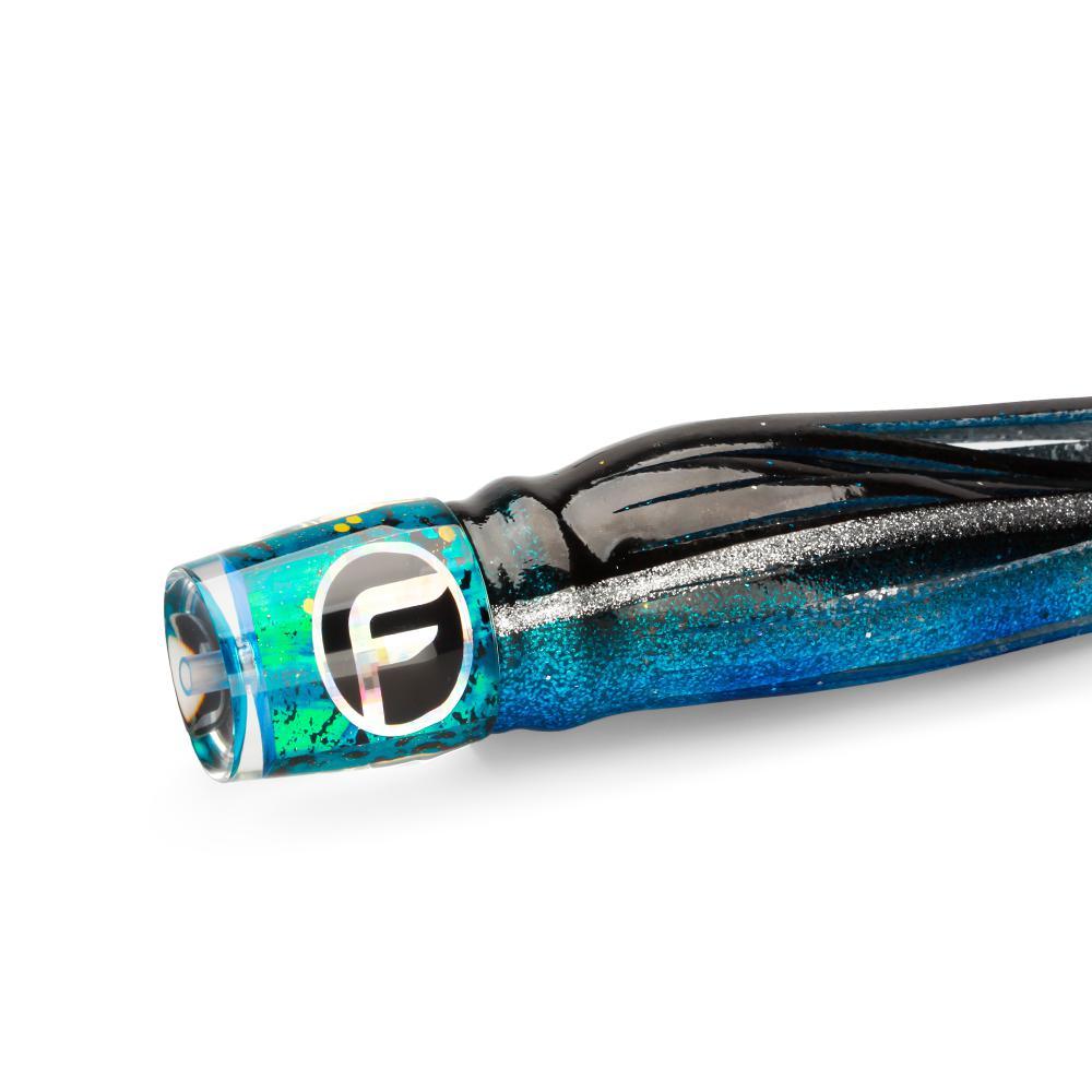 Mo Head Chugger Large 14" Trolling Lure blue black