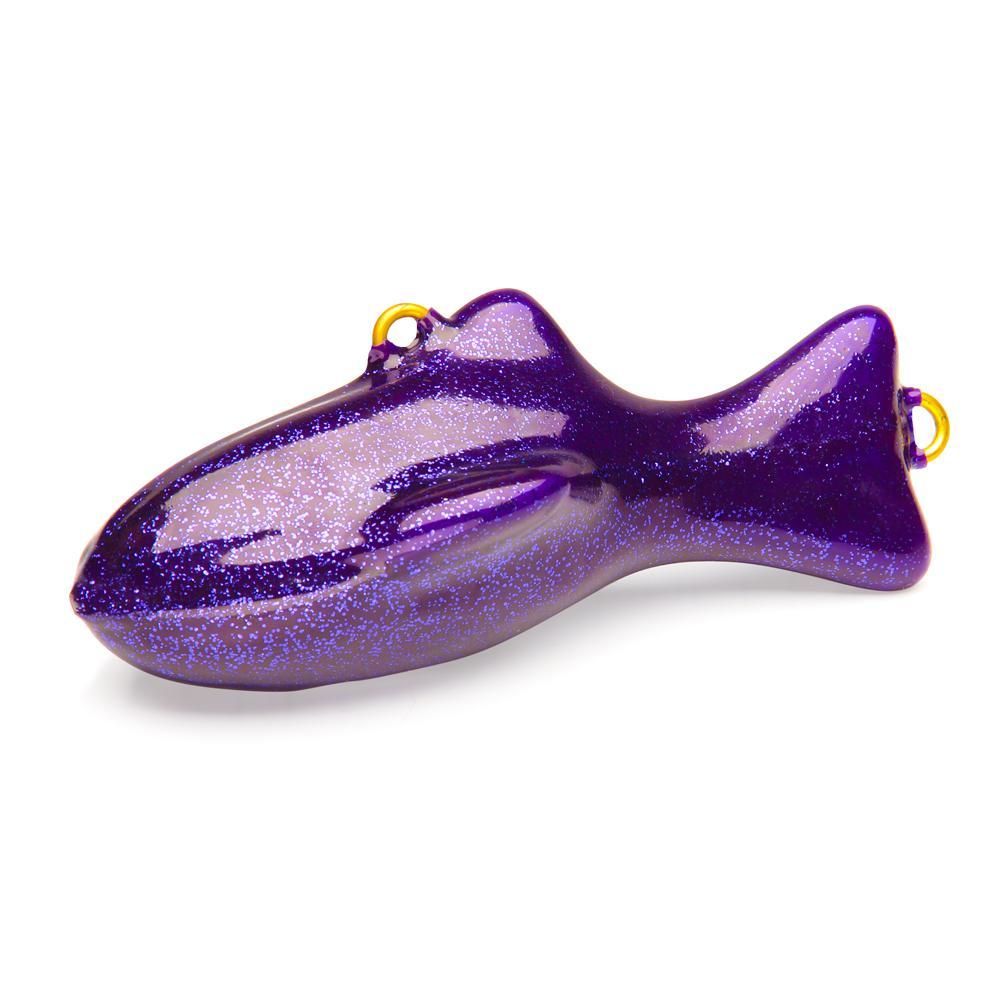 Purple Fleck Lead Fish Weight