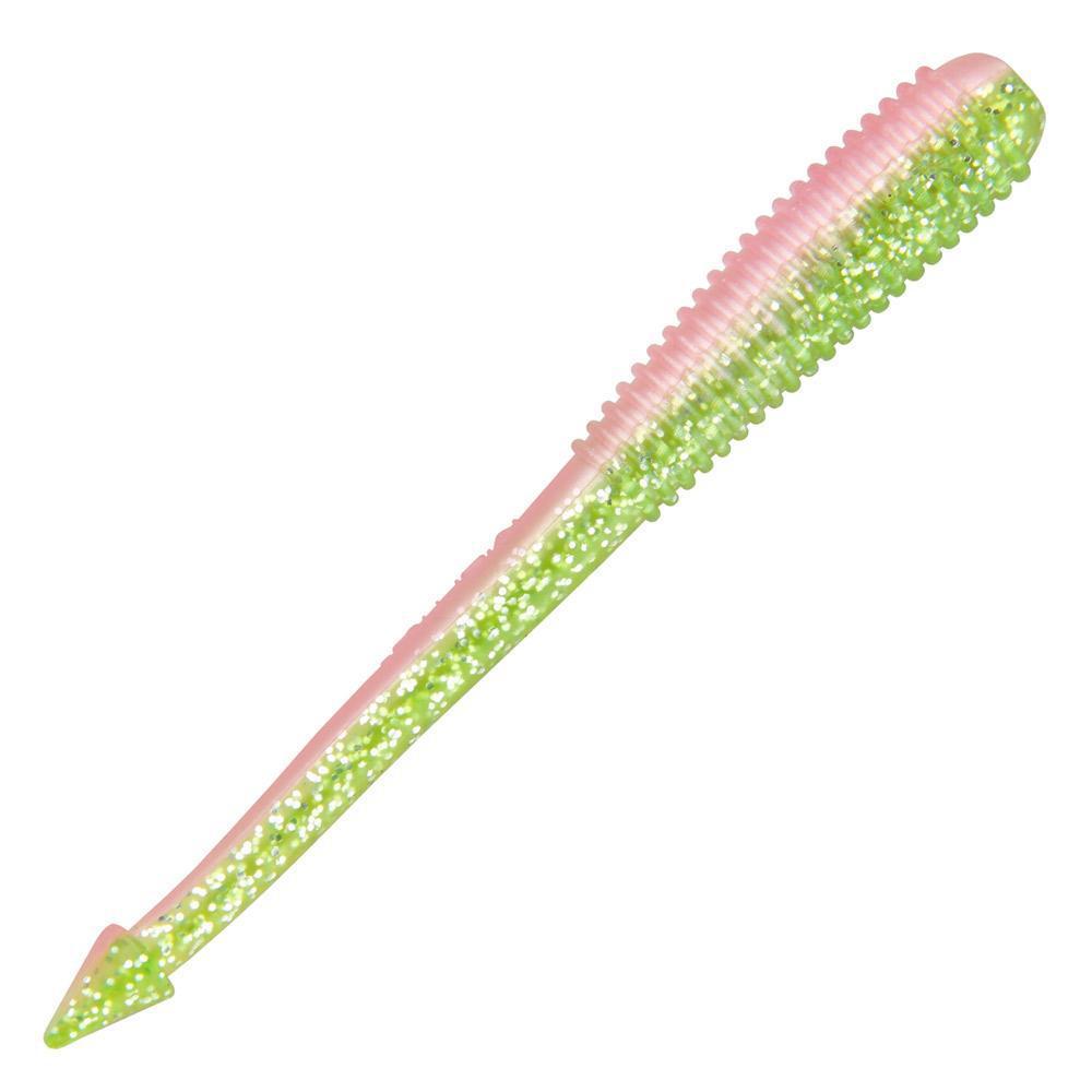 Rat Tail 4" Jerk Bait pink green