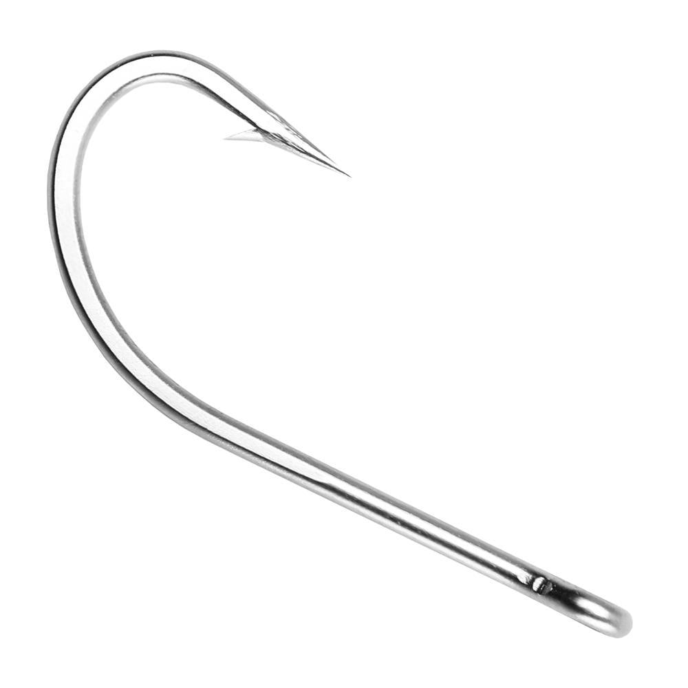 Stainless Long Shank Ballyhoo Hooks - 10 Pack