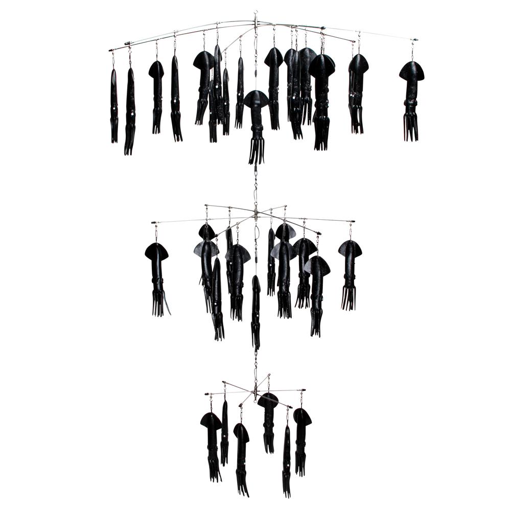 Triple Tier "No Tangle" SR30 Solid Black 36"+ 24"+12" Dredge