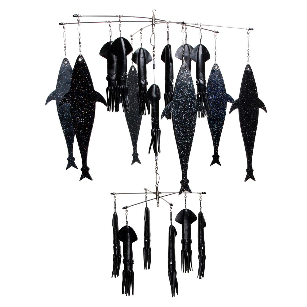 Double Tier Black Flapjack SR Squid Combo 24" + 12" Dredge Questions & Answers