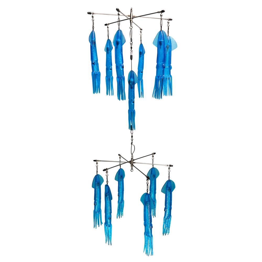 Double Tier "No Tangle" SR30 Blue Silver fleck 12"+12" Dredge Questions & Answers