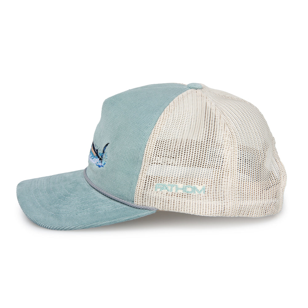 Tail Walker Light Blue Corduroy Cap
