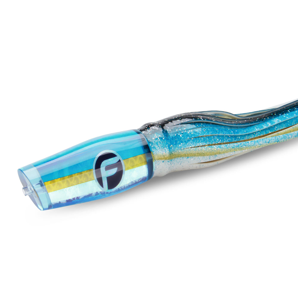 boralus fishing lure Diablo Del Mar Extra Large 16" Trolling Lure Ice Blue Shell / Lure Only