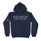 Make Trolling Great Again Hoody Navy Heather