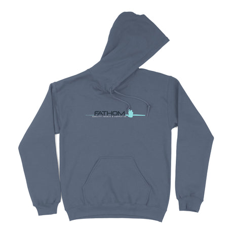 On The Wire Hoody Storm Blue