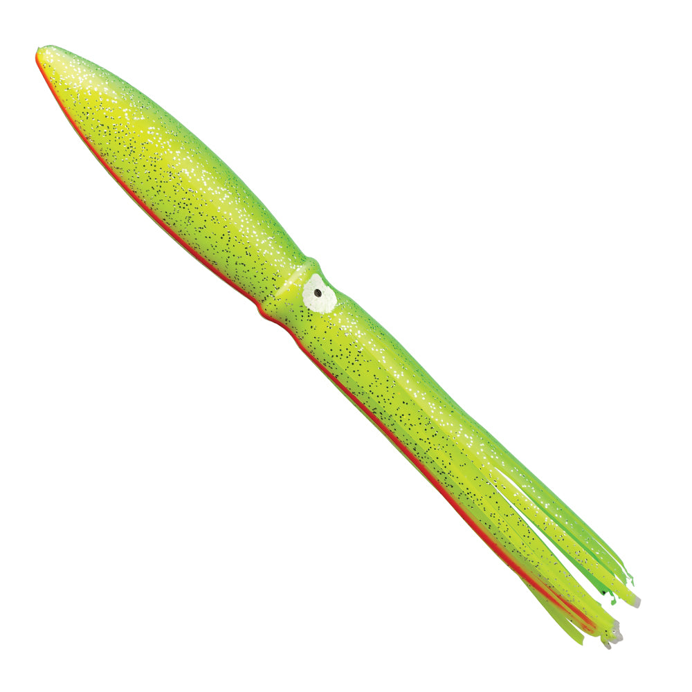 bulb squid fishing lures Fathom Offshore St40-224 Trolling Skirt 11" Rainbow Yellow strength catalysts ST Bulb Squid Color #214