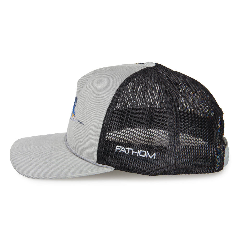 Sailfish Cap Light Grey Corduroy