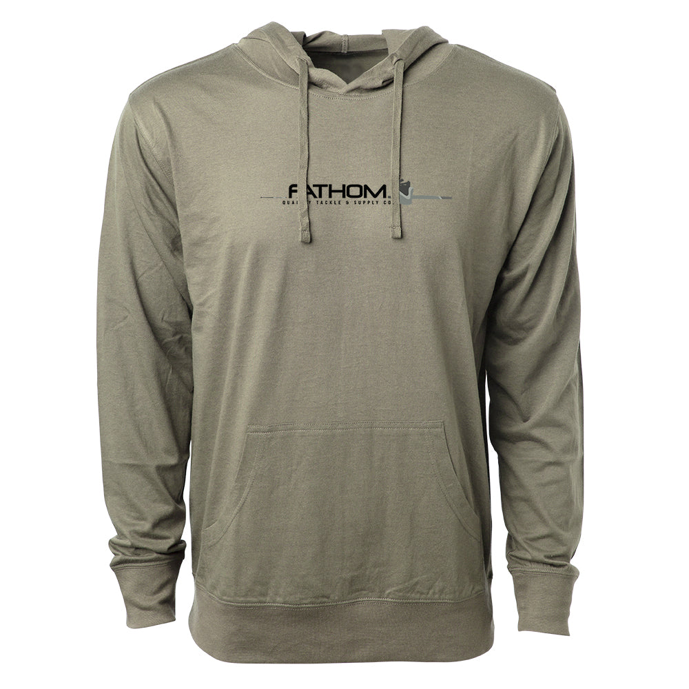 Sporty Camo Hooded Long Sleeve Olive