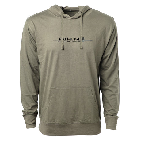 Sporty Camo Hooded Long Sleeve Olive