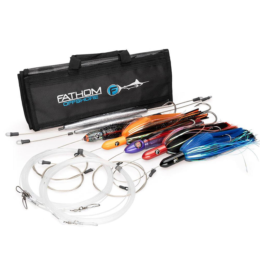 Wahoo Allstars Pre-Rigged Trolling Lure Pack