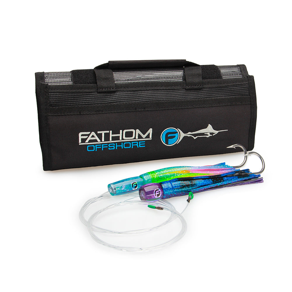 Custom Color Pre-Rigged Trolling Lure 2 Pack – Fathom Offshore