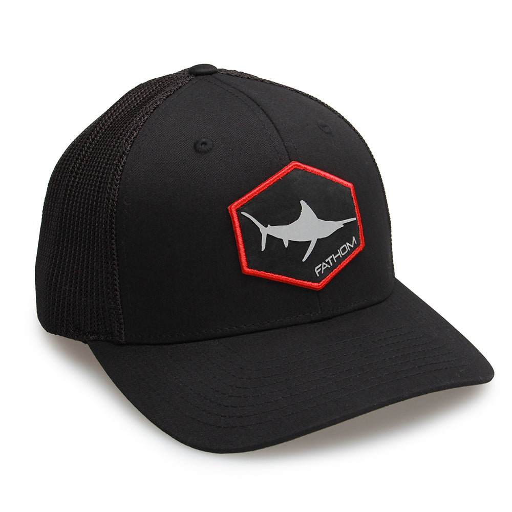 Fathom - Iridescent Flex Fit Hat Black / S/M / Cap