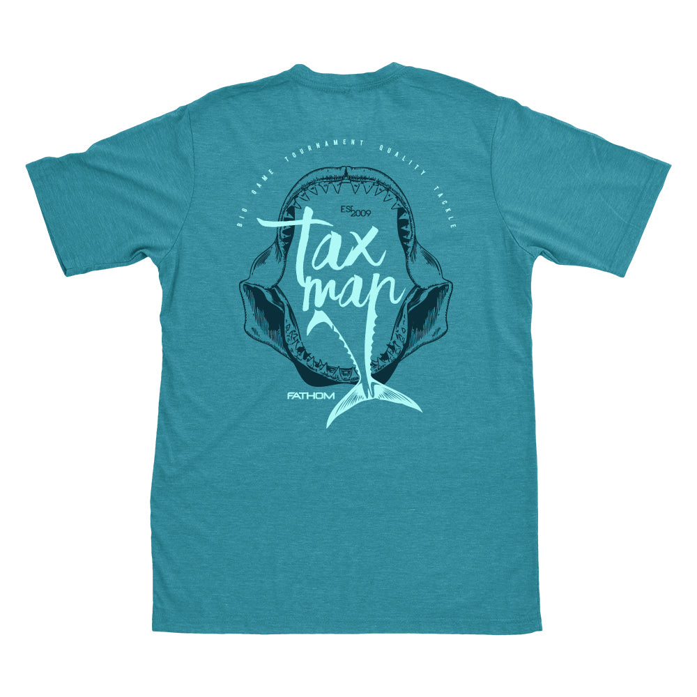 Tax Man T Shirt Teal – Fathom Offshore
