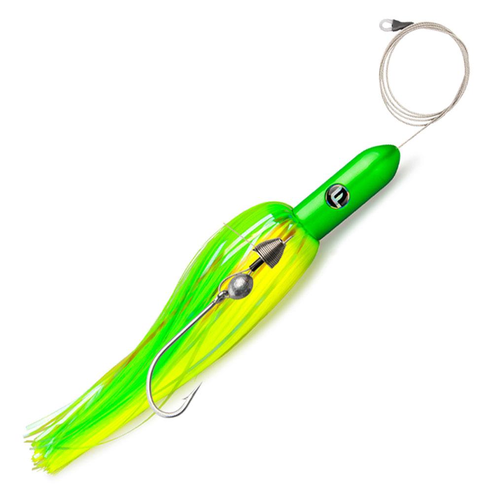 ballyhoo fishing lure Jimmy Rig - Cable Ballyhoo Rigged Torpedo Green