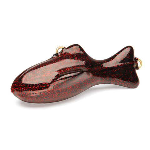 black and Red Fleck Lead Fish Weight