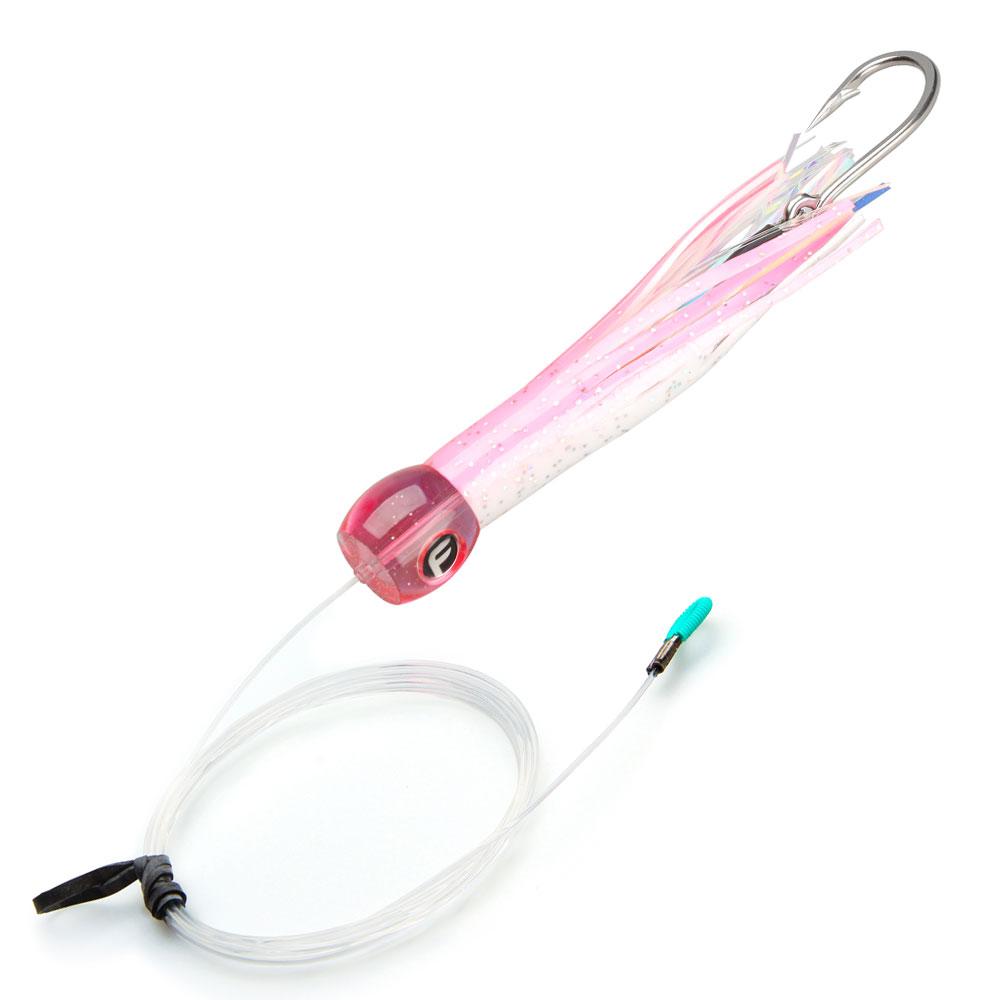 Bubble Trouble Half Pint 4 Pre-Rigged Trolling Lure Pink | White Bubble Trouble