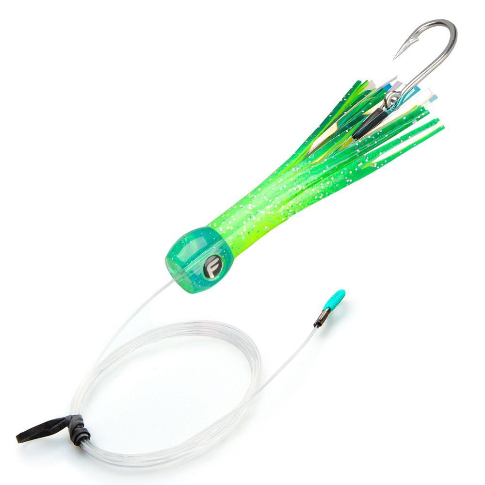 Bubble Trouble Half Pint 4 Pre-Rigged Trolling Lure Green | Dolphin Bubble Trouble
