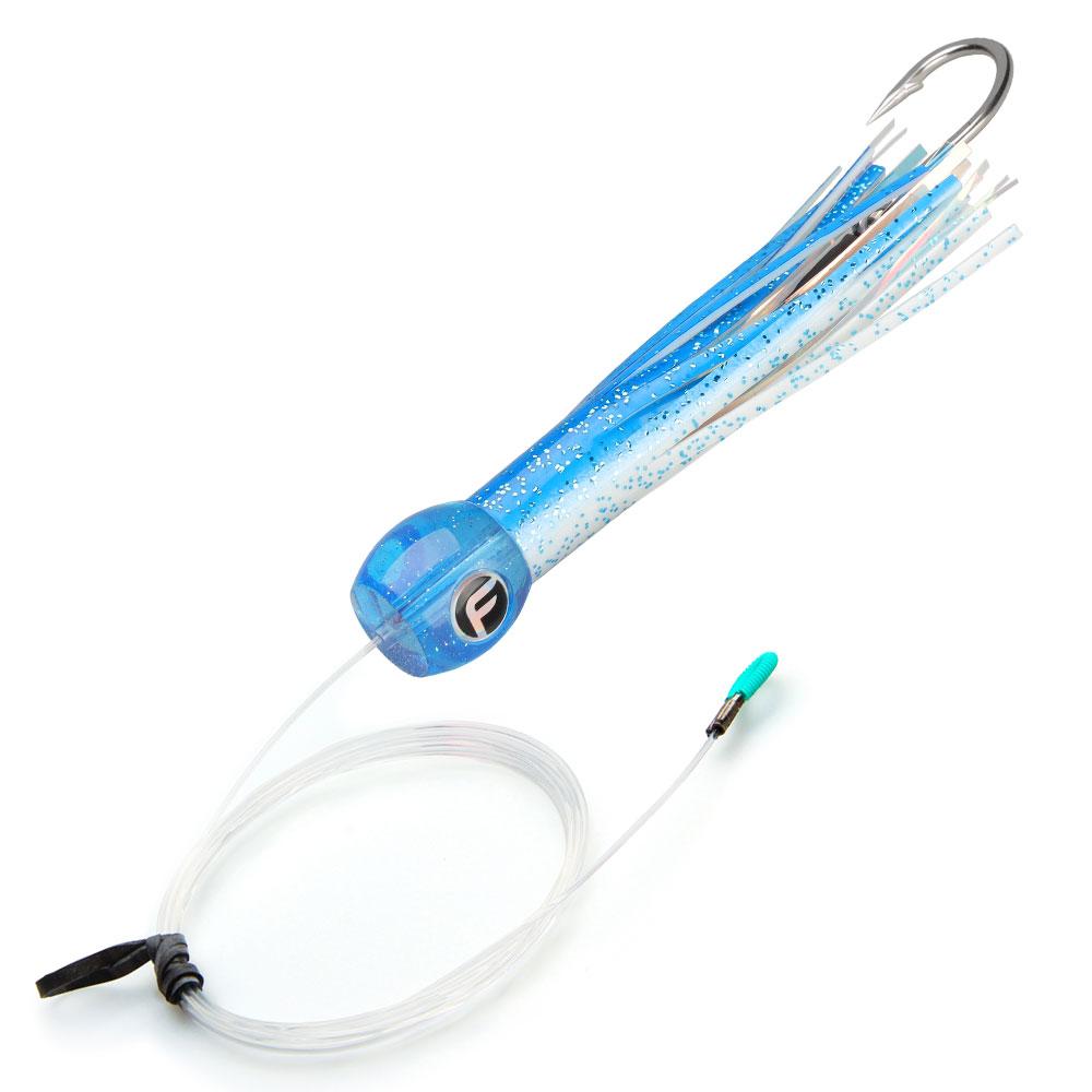 bubble fry fishing lure Fathom Offshore - Bubble Trouble Pre-Rigged Trolling Lures - 5in / Blue