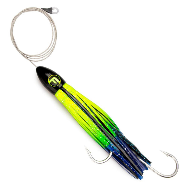 Cable-Rigged Fatboy Lead Medium 9 Trolling Lure - Fathom Offshore