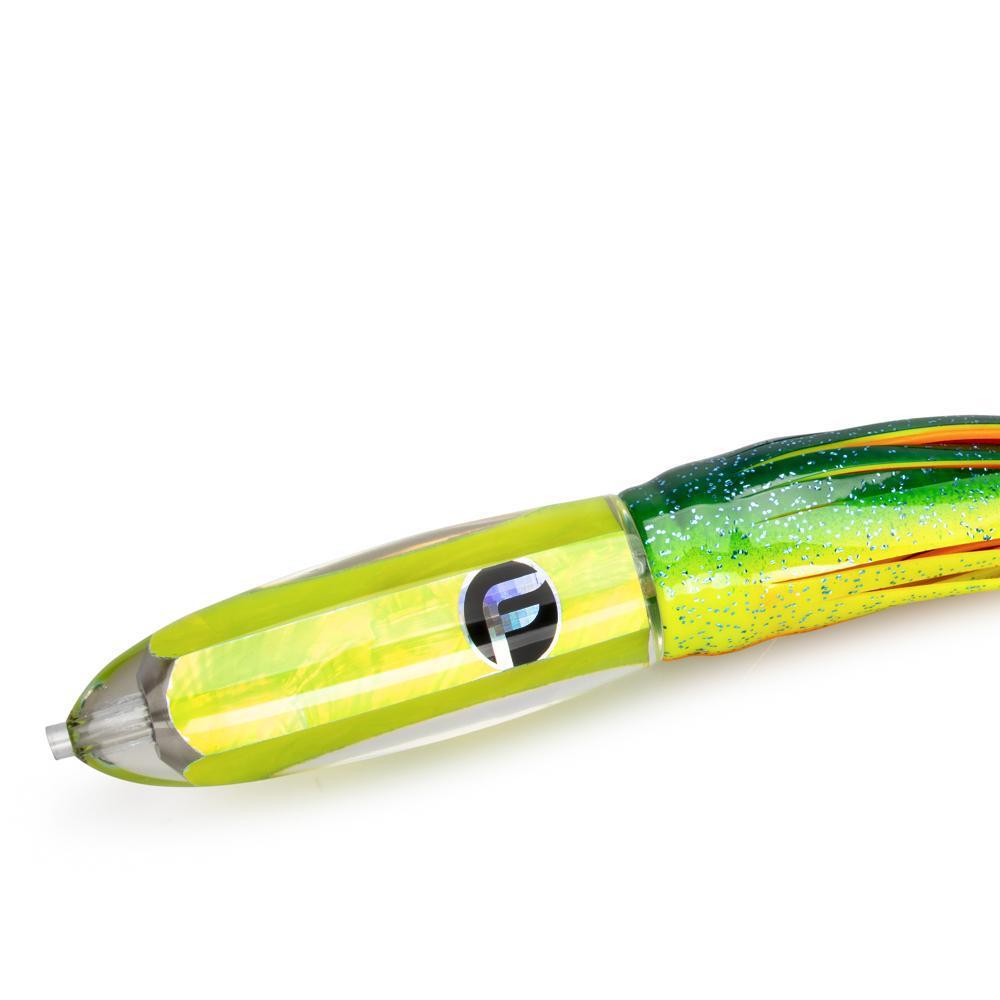 Double O Extra Large 16 Trolling Lure Chartreuse Shell / Lure Only